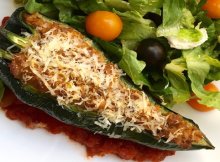 Chorizo stuffed poblano peppers recipe